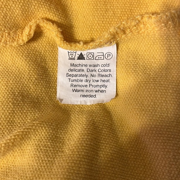 Chaps Ralph Lauren Yellow Cotton Vintage Golf Polo Shirt |M - Picture 4 of 8